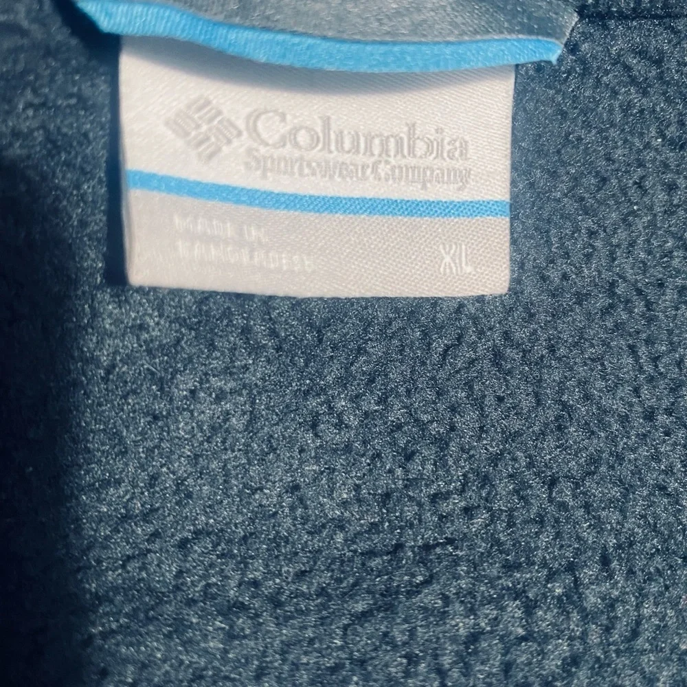 Columbia Performance Fleece Jacket Black and Gray - Picture 3 of 13